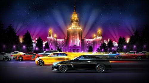 Light race city wallpapers high resolution background