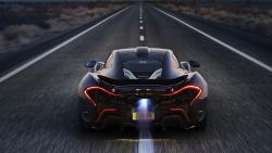 mclaren p1 на дороге автомобиль обои широкоформатные