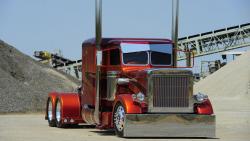 Peterbilt semi truck грузовик обои