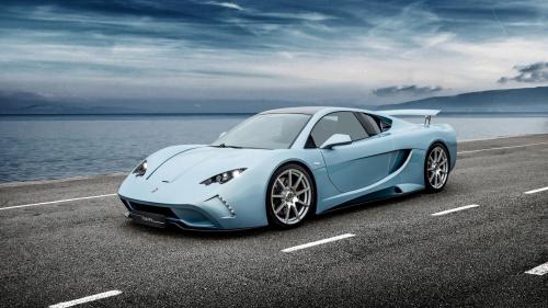 Vencer Sarthe, спорткар, море